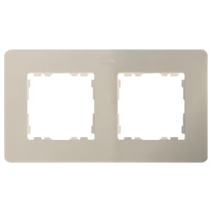Рамка 2 поста Original Simon 82 Detail, слоновая кость-тростниковый сахар