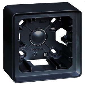 Коробка Simon 82 Detail для накладного монтажа 1 пост, графит