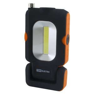 Фонарь переносной светодиодный TDM ФП4 1W 1LED+3W COB 110Lm батареи 3хAAA телескопический магнит
