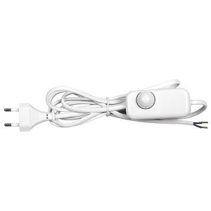 Сетевой шнур Feron DM103-200W 230V 1,5+0,5м (с диммером) белый