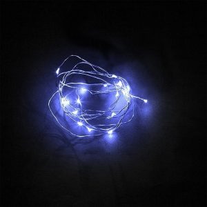 Гирлянда линейная Feron CL570 20LED синий батарейки 2АА 2м +500mm провод