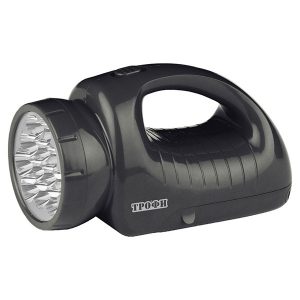Фонарь прожектор Трофи TSP12 аккумулятор 4V 1.8Ah, 12+18LED, зарядное устройство 220V