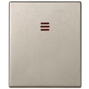 Клавиша Simon 82 Centralizations для выключателя одноклавишного с подсветкой широкий модуль, шампань