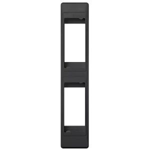 Рамка двухпостовая Simon 82C под 2 узких модуля 32х160мм пластик с суппортом , графит
