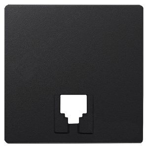Накладка Simon 82 на телефонную розетку RJ-11 RJ-12, графит