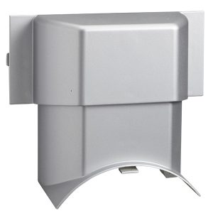 Переходник Schneider Electric (настенный OptiLine 45/напольный короб) металлик