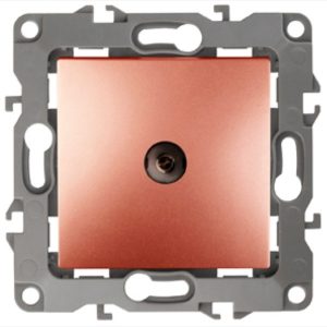 Розетка ЭРА TV проходная IP20 12, медь 12-3102-14