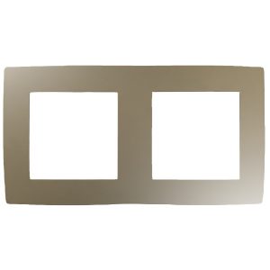 Рамка на 2 поста Эра 12, шампань 12-5002-04