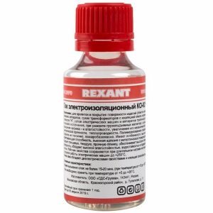 Лак электроизоляционный Rexant KO-921 30 мл