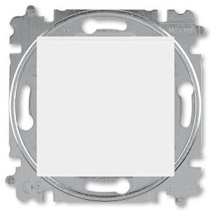 Выключатель одноклавишный ABB Levit белый / белый (3559H-A01445 03W)