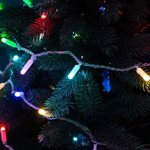 Гирлянда Нить 10м 100LED RGB 230 В IP65 свечение с динамикой (при использовании контроллера)