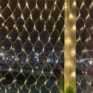 Гирлянда ENOS-01B ЭРА LED Сеть 1,2x1,5m теплый свет, 24V, IP44