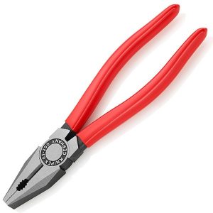 Пассатижи комбинированные Knipex 200мм фосфатированные с однокомпонентными рукоятками