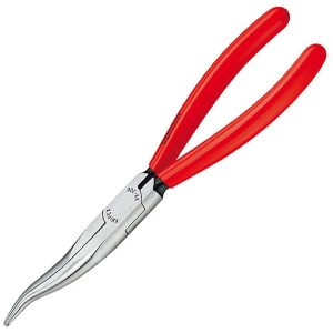 Длинногубцы Knipex механика 200мм изогнутые фосфатированные с однокомпонентными рукоятками