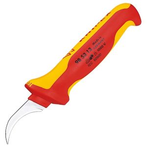 Нож для удаления Knipex оболочки кабеля с секторными жилами 190мм VDE 1000V