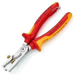 Стриппер-кабелерез 2-в-1 Knipex StriX хромированные 180 мм