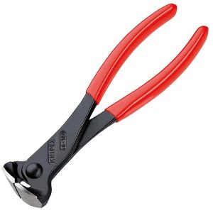 Кусачки торцевые Knipex 180мм фосфатированные с однокомпонентными рукоятками