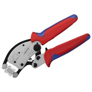 Пресс-клещи поворотные Knipex Twistor16 для опрессовки наконечников НШвИ 0,14 - 16,0mm квадрат