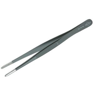 Пинцет Knipex захватный прецизионный пружинная сталь закругленные зазубренные губки 3,5мм 145мм
