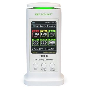 Анализатор воздуха КВТ ECO-6 ECOLINE для определения содержания в воздухе частиц и примесей