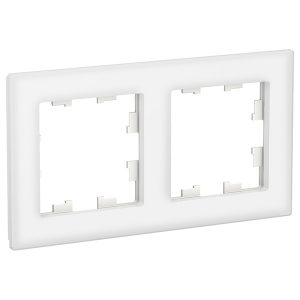 Рамка SE AtlasDesign Nature 2 поста, оргстекло белый