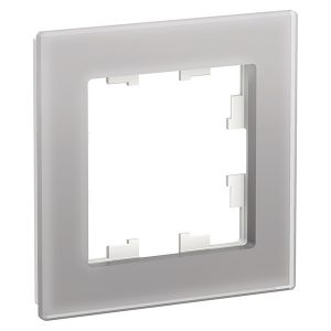 Рамка SE AtlasDesign Nature 1 пост, оргстекло алюминий