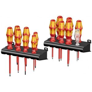 Набор диэлектрических отверток Wera 14 штук Kraftform Big Pack 100 VDE 1000V