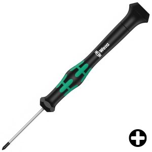 Отвертка Wera крестовая PH 000 x 40mm для электроники  Kraftform Micro 2050 PH