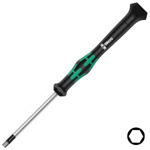 Шестигранная отвертка Wera Hex-Plus 2.5 x 60mm для электроники Kraftform Micro 2054