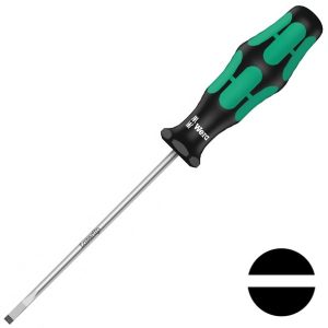 Отвертка плоская Wera шлицевая 0.6 x 3.5 x 100mm Kraftform Plus 335