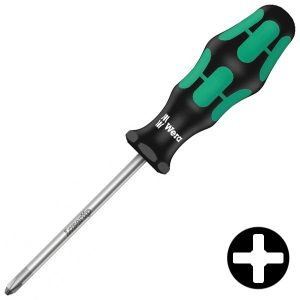 Отвертка крестовая Wera для винтов Phillips PH 2 x 100mm Kraftform Plus 350 PH