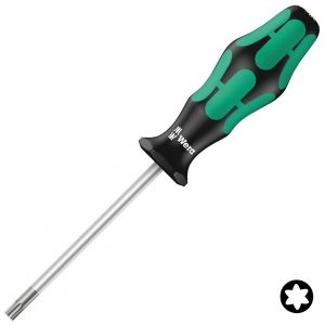 Отвертка звездочка с фиксирующей функцией Wera TORX HF TX 20 x 300mm Kraftform Plus 367