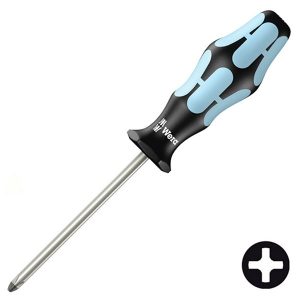 Отвертка крестовая нержавеющая сталь Wera Phillips PH 2 x 100mm Kraftform Edelstahl 3350 PH