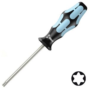 Отвертка звездочка нержавеющая сталь Wera TORX TX 8 x 60mm Kraftform Edelstahl 3367