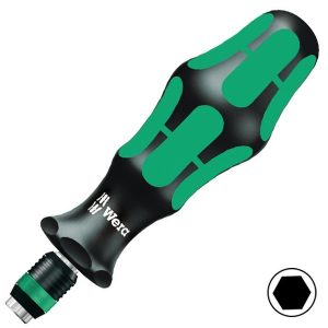 Отвертка Wera ручка-держатель с быстрозажимным патроном Rapidaptor для бит 1/4 дюйма Kraftform 816 R