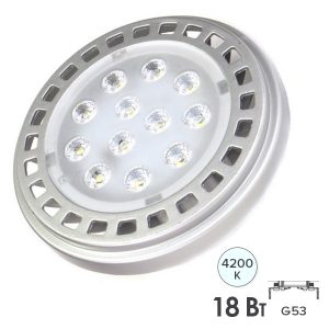 Лампа светодиодная Foton FL-LED AR111 18W 4200K 12V G53 30° 1400Lm холодный свет