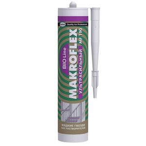 Клей Makroflex Bio Line MF190 ультрасильный прозрачный 280г 1876913 / 4600611220697