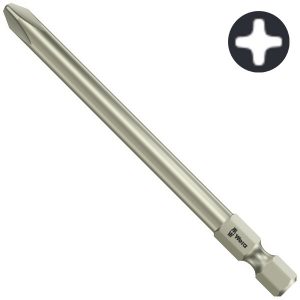 Бита Wera крестовая из нержавеющей стали PH2 x 89mm 3851/4 TS