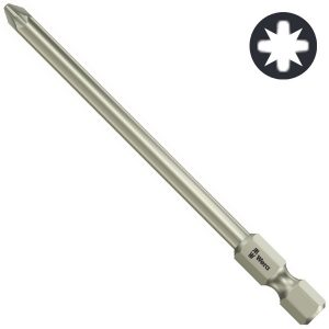Бита Wera крестовая из нержавеющей стали PZ1 x 89mm 3855/4
