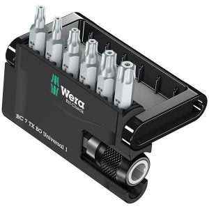 Набор бит Wera звездочек TORX с битодержателем 7 предметов Bit-Check 7 TX BO Universal 1