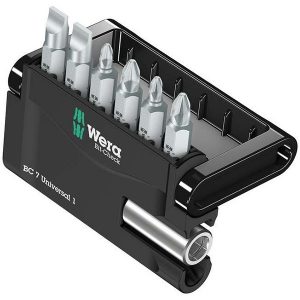 Набор бит Wera с битодержателем 7 предметов Bit-Check 7 Universal 1
