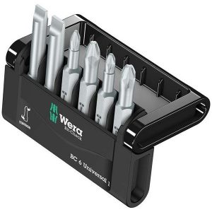Набор бит Wera 6 предметов Bit-Check 6 Universal 1