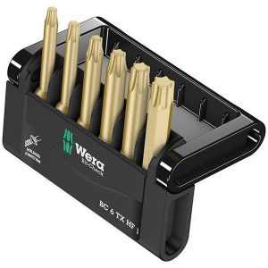 Набор бит Wera звездочек TORX 6 предметов Bit-Check 6 TX HF 1