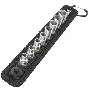 Набор торцовых головок Wera Zyklop, 1/4 дюйма, 9 предметов Belt 4