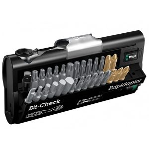 Комплект инструментов Вера с мини-трещоткой 1/4 дюйма из 31 предмета Bit-Check 30 Zyklop Mini 1