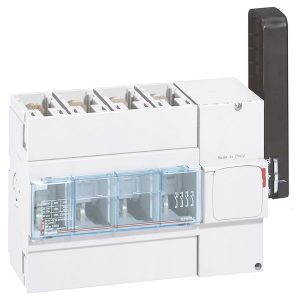 Выключатель-разъединитель Legrand DPX-IS 630 с дистанционным отключением 400A 3п рукоятка спереди