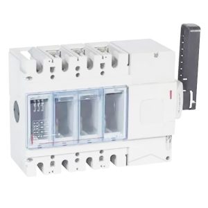 Выключатель-разъединитель Legrand DPX-IS 630 с дистанционным отключением 400A 3п рукоятка справа