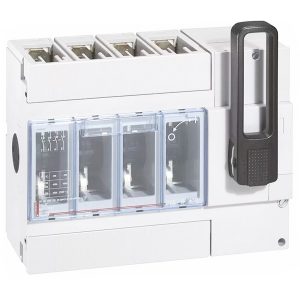 Выключатель-разъединитель Legrand DPX-IS 630 с дистанционным отключением 400A 4п рукоятка спереди