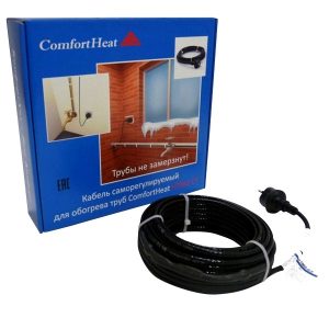 Саморегулирующийся греющий кабель ComfortHeat HTM2-CT 2м для водопровода