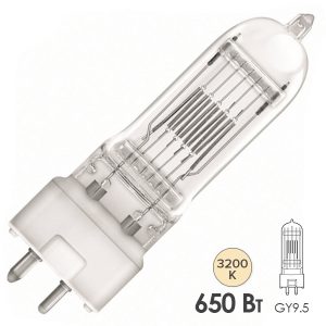Лампа специальная галогенная Osram 64717 CP/89 FRL 650W 230V GY9.5 150h 3200K (6638P; S 9061126)